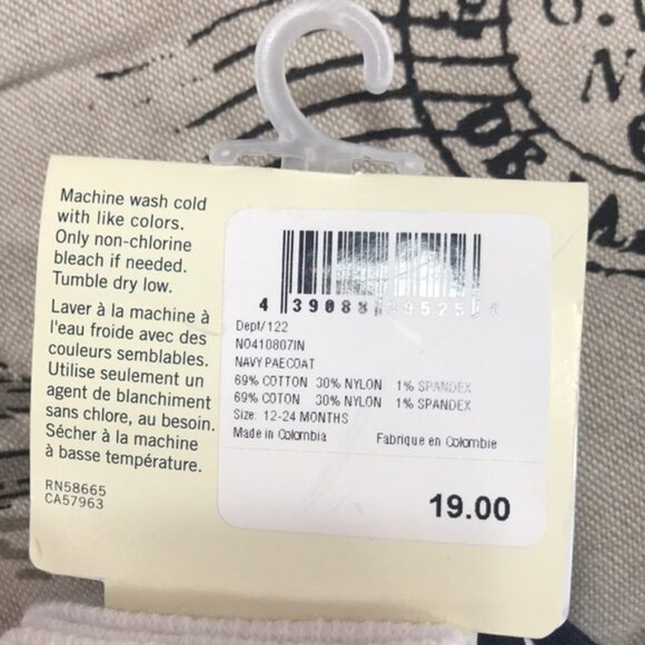 Toddler Tucker+Tate 6-Pack Crew Socks 12-24 MONTHS - Picture 5 of 5